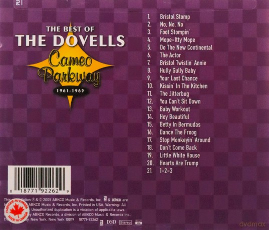 Dovells: Best Of [CD]