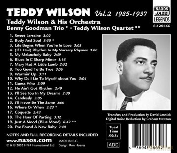 Wilson,Teddy: Blues In C Sharp Minor [CD]