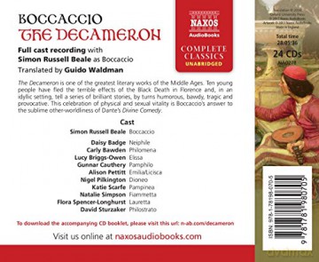 Giovanni Boccaccio: Boccaccio: The Decameron (Naxos Complete Classics) [24CD]