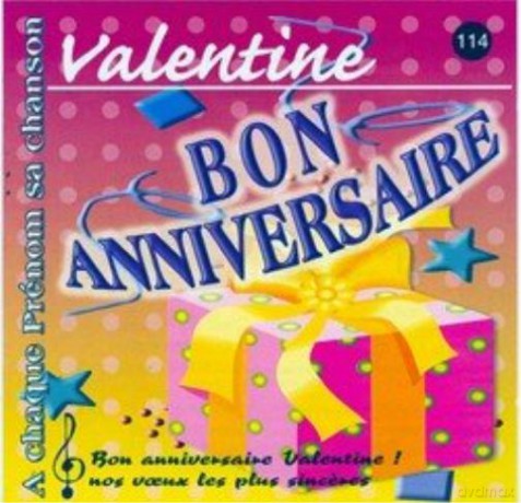 Bon Anniversaire Valentine: Bon Anniversaire Valentine [CD]