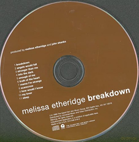 Etheridge,Melissa: Breakdown [CD]