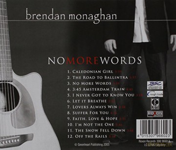 Brendan Monaghan: Brendan Monaghan - No More Words [CD]