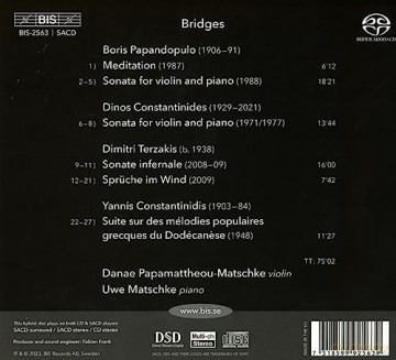 Papamattheou-Matschke,Danae: Bridges [CD]