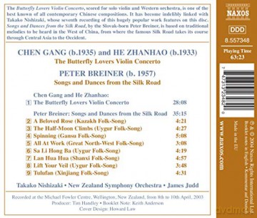Nishizaki: Butterfly Lovers Concerto [CD]