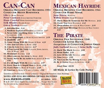 Can-Can/Mexican Hayride/Pirate [CD]