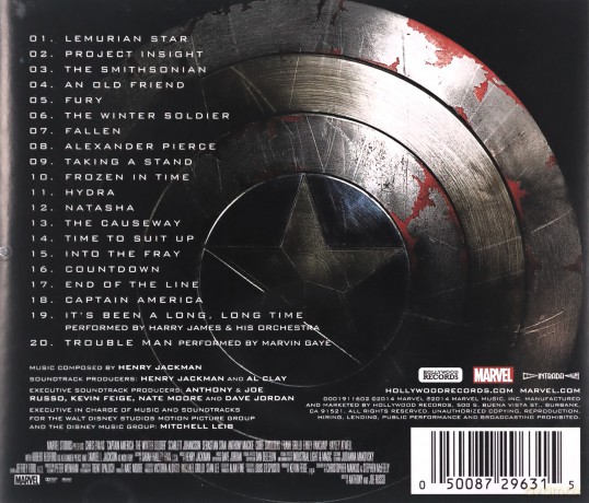 Henry Jackman: Captain America: The Winter Soldier [CD]