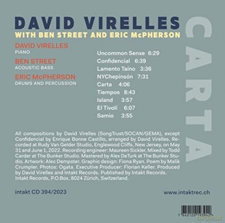 Virelles,David: Carta [CD]