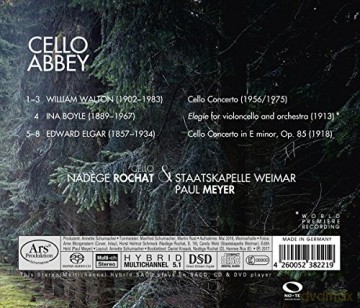 Nadege Rochat (Cello): Cello Abbey - Werke Für Cello Und Orchester [CD]