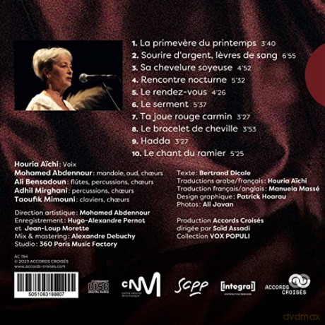 Aichi,Houria: Chants Courtois De L'aures [CD]