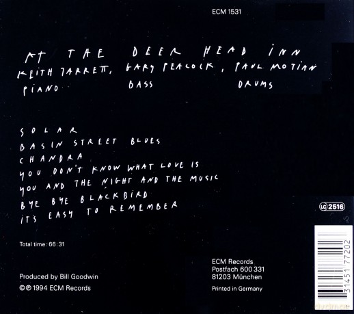 Jarrett/Peacock/Motian: At The Deer Head Inn [CD]