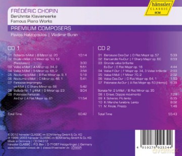 Pavlos Hatzopoulos: Chopin - Berühmte Klavierwerke [2CD]