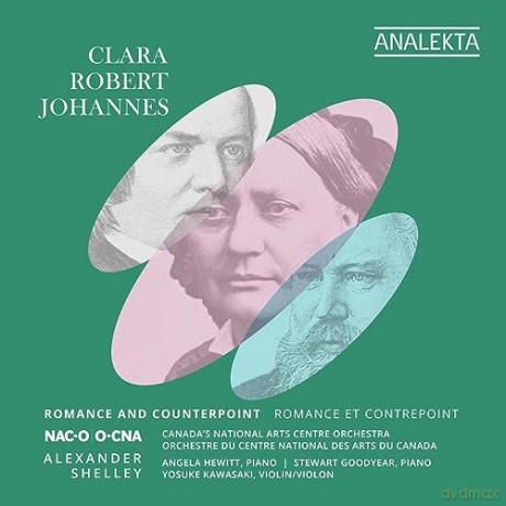 Angela Hewitt: Clara, Robert, Johannes: Romance And Counterpoint [2CD]
