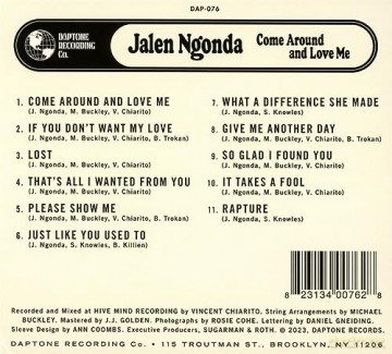 Ngonda,Jalen: Come Around And Love Me [CD]
