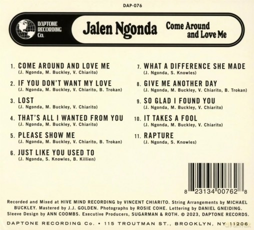Ngonda,Jalen: Come Around And Love Me [CD]