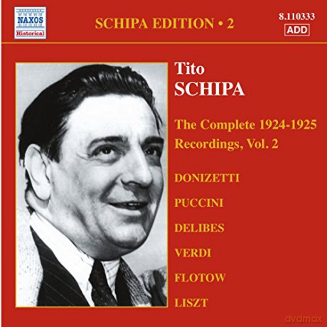 Schipa,Tito: Complete 1924-25 Recordings 2 [CD]