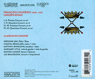 Beauséjour: Concerts Royaux/Pieces De Clavecin En Concert [CD]