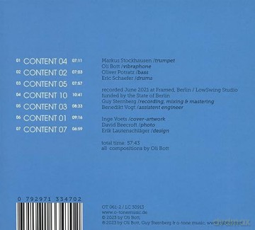 Bott,Oli Quartett: Content-Blue [CD]