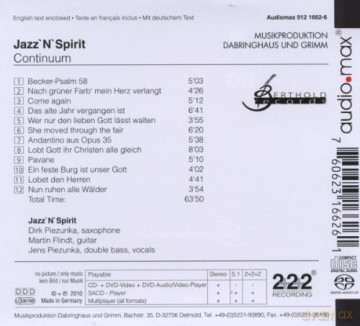 Jazz'N'Spirit: Continuum [CD]
