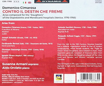 Armani,Susanna: Contro Il Destin Che Freme [CD]