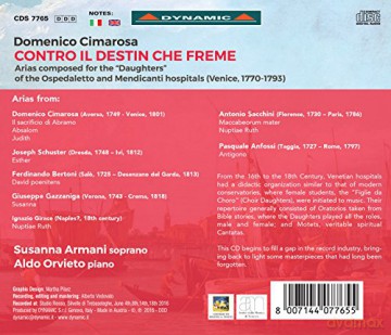 Armani,Susanna: Contro Il Destin Che Freme [CD]