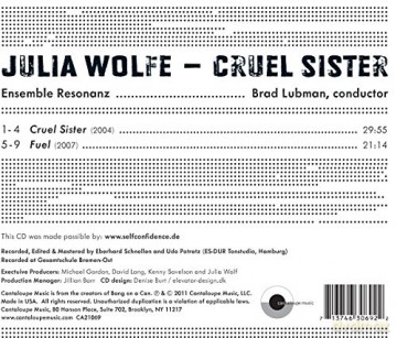 Ensemble Resonanz: Cruel Sister [CD]