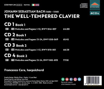 Cera: Das Wohltemperierte Klavier [4CD]