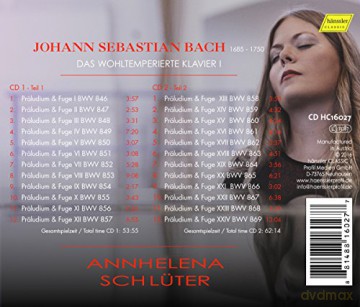 Ann-Helena Schlüter: Das Wohltemperierte Klavier I [2CD]