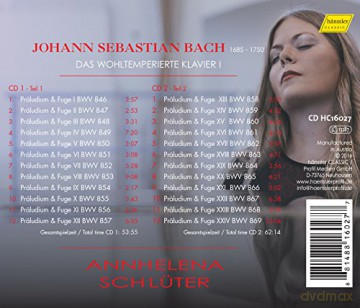 Ann-Helena Schlüter: Das Wohltemperierte Klavier I [2CD]