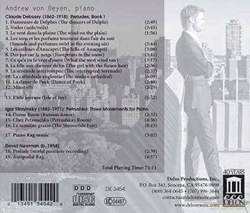 Oeyen,Andrew Von: Debussy Stravinsky Newman [CD]