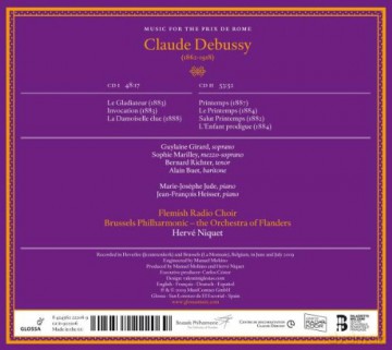 Flemish Radio Choir: Debussy: Musiques Du Prix De Rome [3CD]