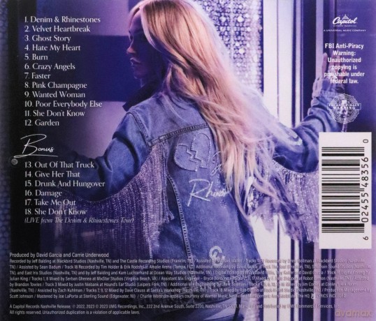 Carrie Underwood: Denim And Rhinestones (Deluxe) [CD]
