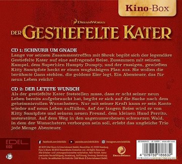 Gestiefelte Kater,der: Der Gestiefelte Kater - Kino-Box (1 + 2) - Die Original-Hörspiele Zu Den Kinofilmen [2CD]