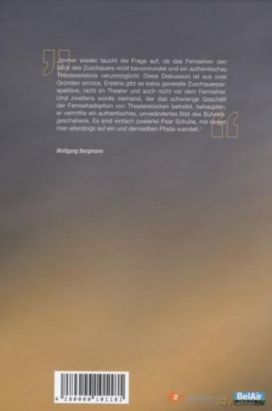 Wolfgang Bergmann (Hg.): Der Inszenierte Blick - 10 Jahre Zdf-Theaterkanal [CD]