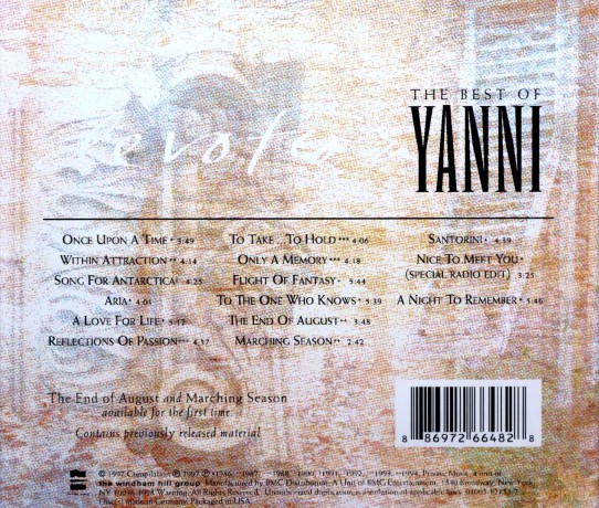 Yanni: Devotion-Best Of Yanni [CD]
