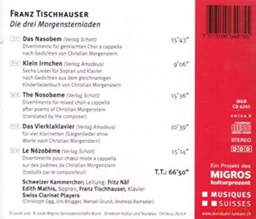 Mathis: Die Drei Morgensterniaden [CD]