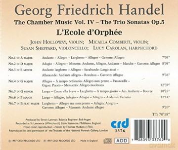 Ecole d'Orphee: Die Kammermusik Vol. 4 [CD]