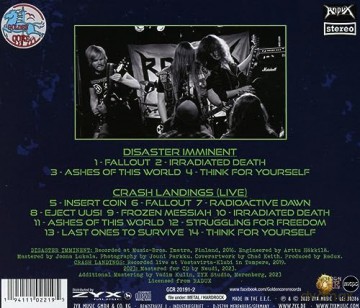 Radux: Disaster Imminert/Crash Landin [CD]