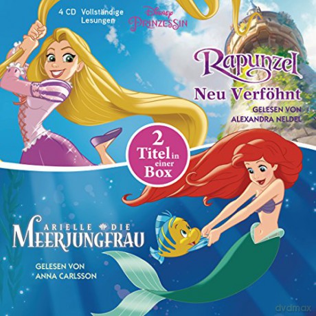 Carlsson & Anna: Disney Prinzessin: Arielle, Die Meerjungfrau Und Rapunzel - Neu Verföhnt: 2 Titel In Einer Box (Disney Prinzessinnen, Band 1) [4CD]