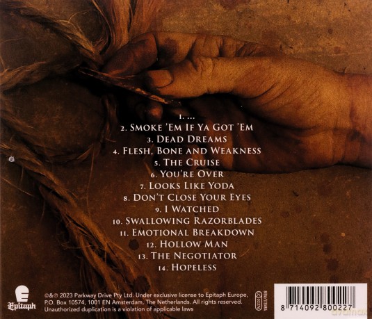 Parkway Drive: Don't Close Your Eyes [CD]