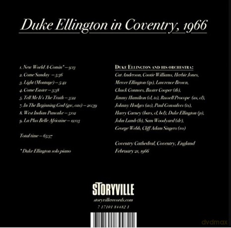 Duke Elllington: Duke Ellington In Coventry, 1966 [CD]