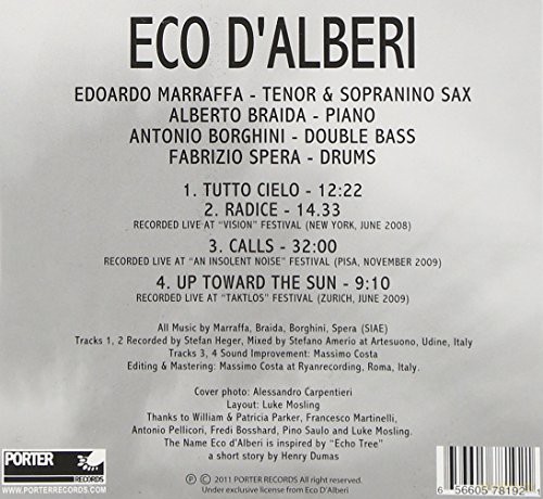 Eco D'alberi: Eco D'alberi [CD]