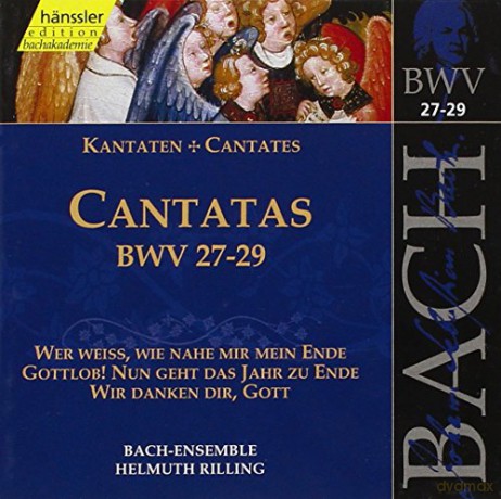 Rilling,H.: Edition Bachakademie Vol. 9 (Geistliche Kantaten Bwv 27-29) [CD]