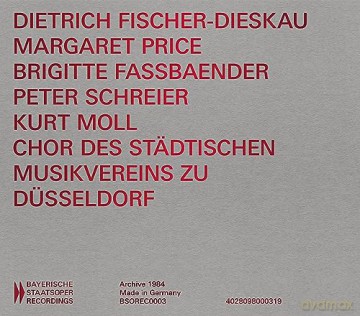 Dietrich Fischer-Dieskau: Elias (Konzertmitschnitt Nationaltheater München, 4. Juli 1984 Mit Wolfgang Sawallisch) [2CD]