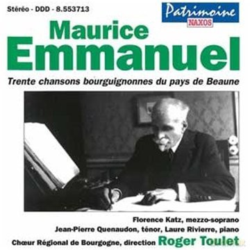 Emmanuel: Trente Chansons [CD]