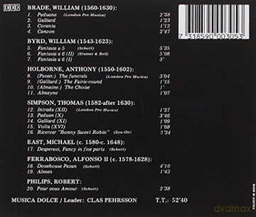 Pehrsson,Clas: English Consort Music [CD]
