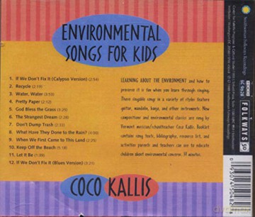 Coco Kallis: Environmental Songs For Kids [CD]