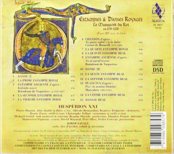 Savall: Estampies/Dances Royales [CD]