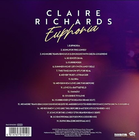 Euphoria Signed Claire Richard: Euphoria Dlx Signed Claire Richard [2CD]
