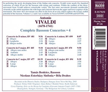 Benkocs: Fagottkonzerte Vol.4 [CD]