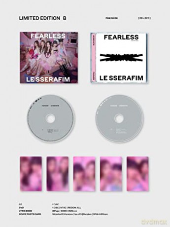 Le Sserafim: Fearless - Version B - Incl. Blu-Rya [2CD]